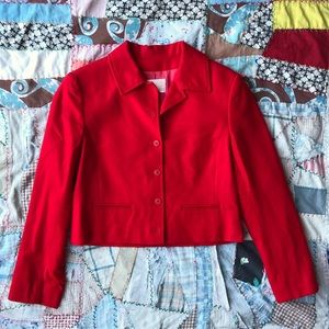 Vintage Pendleton Cropped Wool Blazer